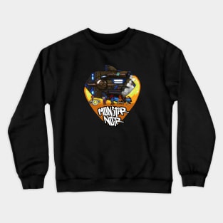 Monstar Noir Ship Crewneck Sweatshirt